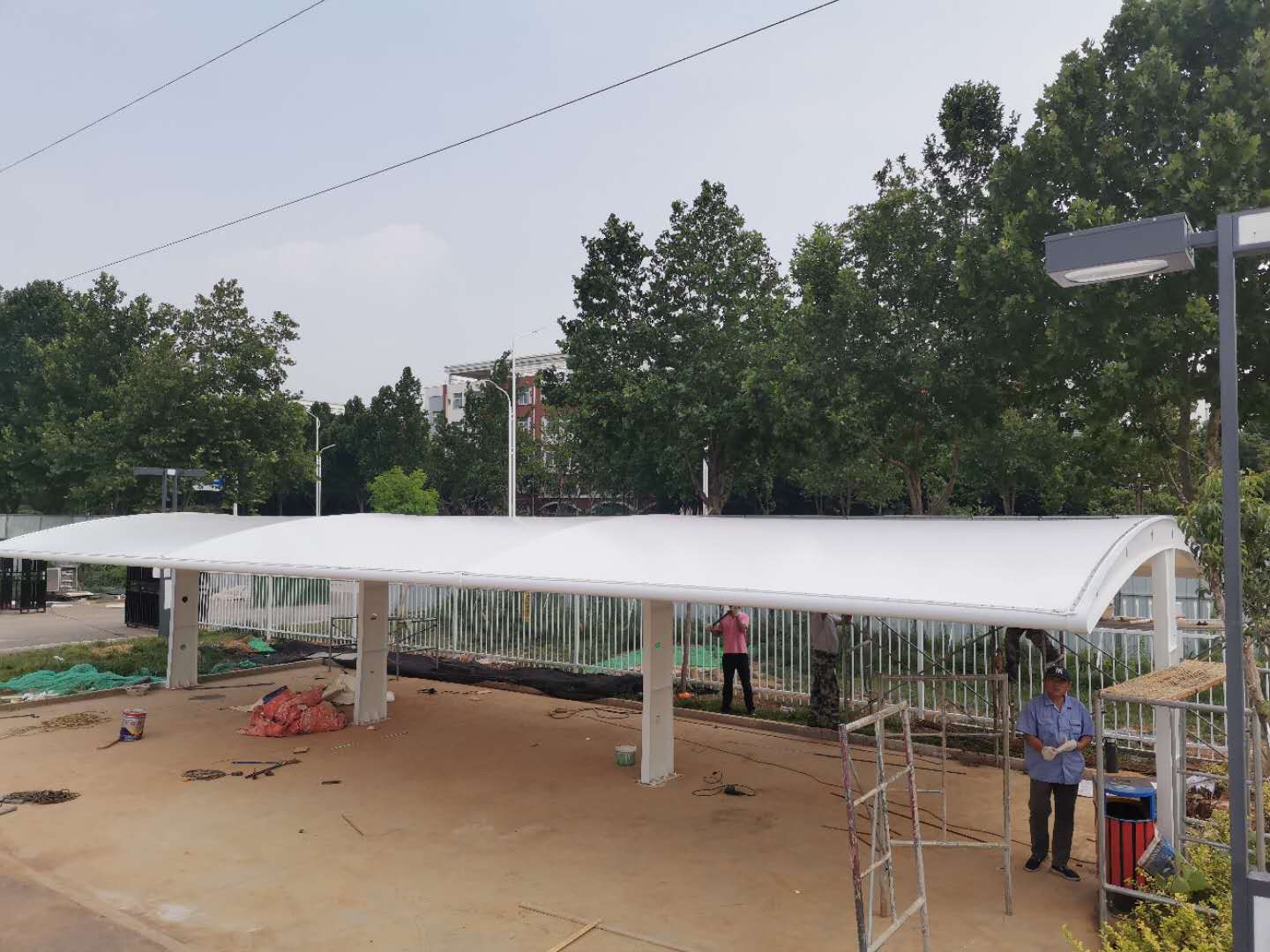 鶴壁環(huán)保局電動(dòng)車(chē)棚